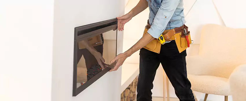 Metal Fireplace Installation in Citrus Heights, California